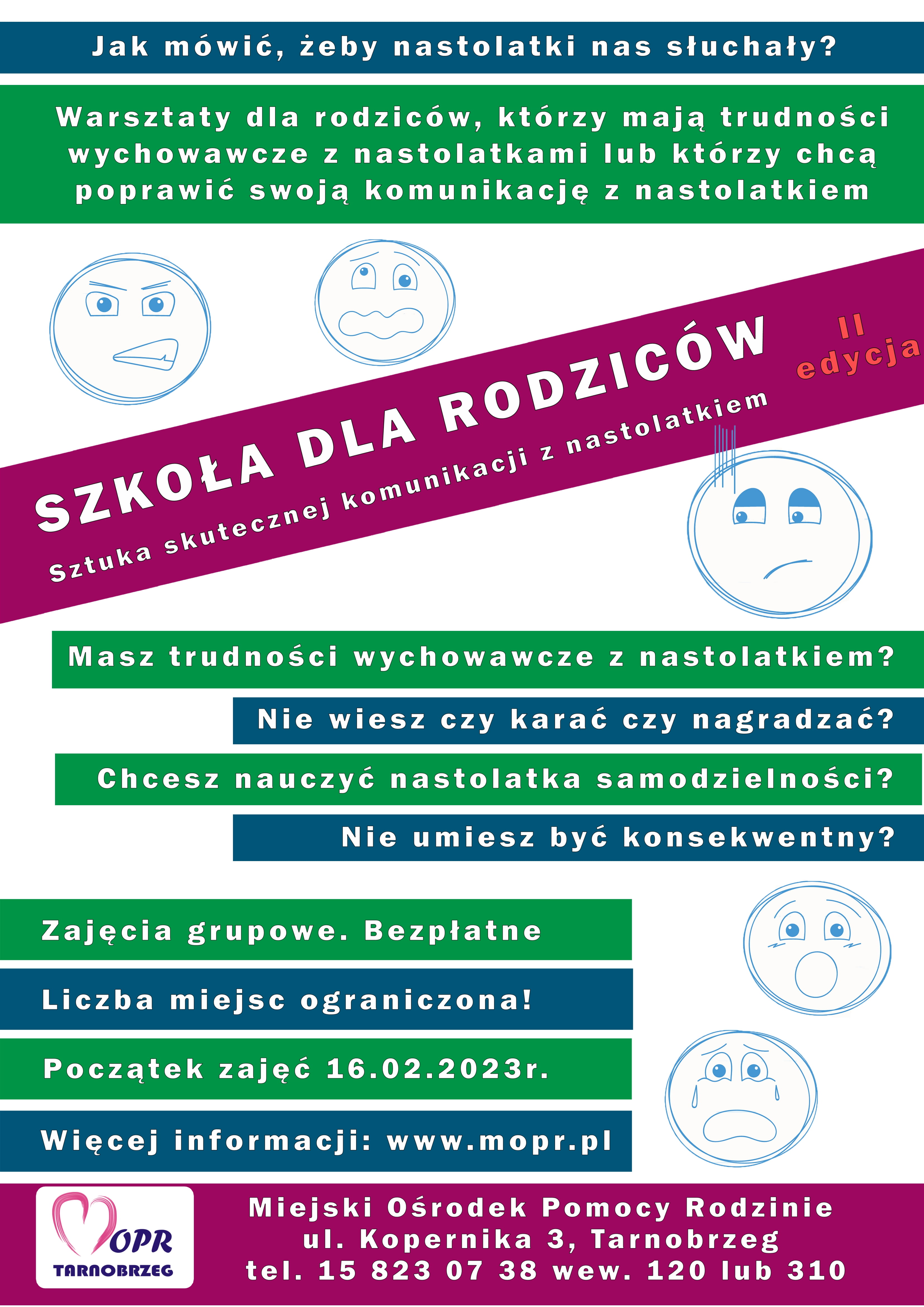 II edycja „Szkoły dla rodziców – sztuka skutecznej komunikacji z nastolatkiem”
